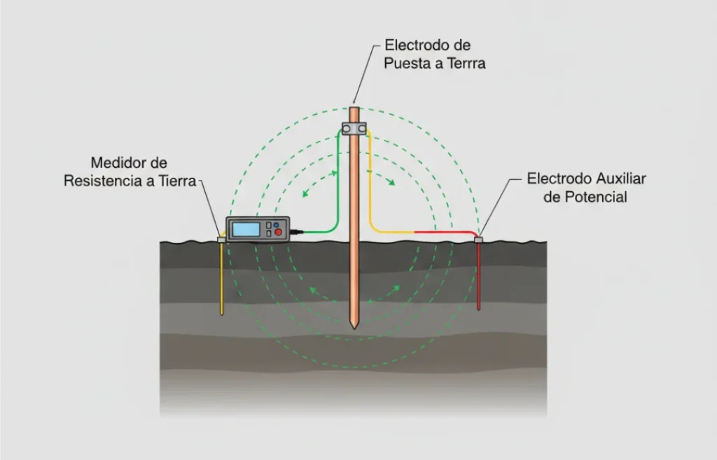 Medición y mantenimientode sistemas de puesta a tierra
