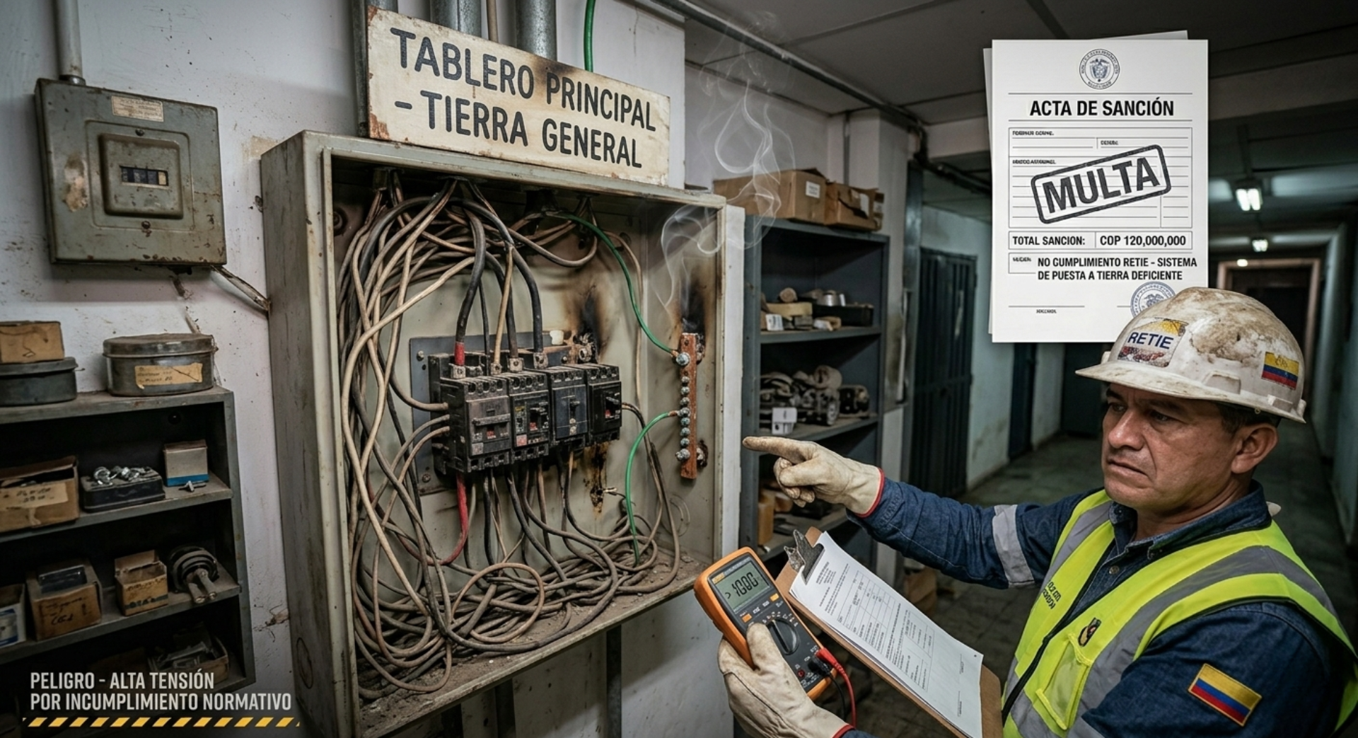 Mulas y riesgos de incumplir con el RETIE