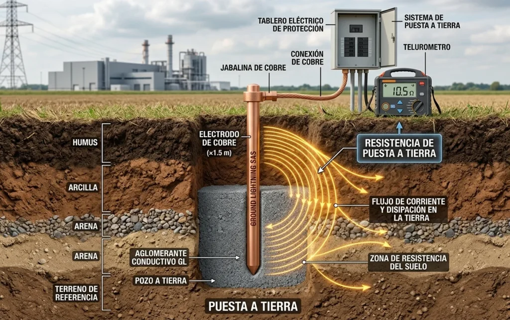 valores máximos de resistencia de puesta a tierra segun el RETIE y NTC 2050